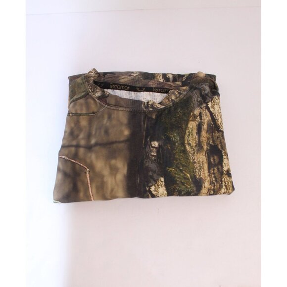 Terramar Hunting Shirt Men's Size L Mossy Oak Break Up Country Camo Lightweight - Picture 16 of 16